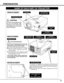 Page 77
PREPARATION
NAME OF EACH PART OF PROJECTOR
BOTTOM OF CABINET
BACK OF CABINET
FRONT OF CABINET
LAMP COVER
ADJUSTABLE FEET
AND 
FEET LOCK LATCHES
This projector is equipped with cooling fans for protecting from
overheating. Pay attention to the following matters to ensure
proper ventilation and avoid a possible risk of fire and malfunction.
●
Do not cover the vent slots.
● Keep this side clear of any objects. Obstructions may block
cooling the air.
AIR INTAKE VENTS
PROJECTION LENS
SPEAKERS
INFRARED...