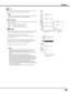 Page 49
49

This function allows you to customize the screen logo with Logo 
select, Capture, and Logo PIN code lock functions.Logo
✔Note:
	 •	 Before	capturing	an	image,	select	“Standard”	in	the	Image	
Select	Menu	to	capture	a	proper	image.	(pp.	38,	42)
	 •	 A	signal	from	a	computer	can	be	captured	up	to	XGA	(1024	X	
768).
	 •	 Certain	signals	may	not	be	captured	properly.
	 •	 When	capturing	the	image	that	has	been	adjusted	by	the	 Keystone	function,	the	adjusted	data	is	automatically	reset	and	
the	projector...