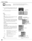 Page 48
48
Provides image to fit the horizontal size of the screen size.
When the input signal is SXGA (5:4), the image is fully displayed
at 4:3 aspect ratio.Full screen
Adjusts aspect (scale and position) of the screen.  Press the
SELECT button at Custom.  Custom will be displayed on the
top left of the screen for 4 seconds and then return to the
previous menu display.  Press the SELECT button again with
the pointer staying on Custom to display Aspect setting menu.
Adjust each value of Scale and Position....