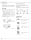 Page 6
6
Safety Instructions
Openings in the cabinet are provided for ventilation and to
ensure reliable operation of the product and to protect it from
overheating, and these openings must not be blocked or
covered. 
CAUTION
Hot air is exhausted from the exhaust vent.  When using or
installing the projector, the following precautions should be
taken. 
–  Do not put any flammable objects near the vent.
– Keep the exhaust vent at least 3’(1m) away from any
objects.
–  Do not touch a peripheral part of the...