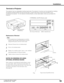 Page 23
19

Terminals of Projector
The projector has two replaceable Interface board slots. The projector's functions can be extended by installing 
the optional interface boards into the terminal slots. 2 vacant slots (Input 3 and 4) are provided in your 
purchasing the projector.  For the Optional Interface Boards, contact sales dealer where you purchased the 
projector.

Pull out  the interface board.Remove 2 Screws from an interface board.
1
2
Tighten screws to secure the interface board.
Replace  the...