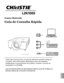 Page 103Projetor Multimídia
Guia de Consulta Rápida
Utilize este manual como um guia de referência quando configurar 
o projetor. para informações detalhadas acerca da instalação, 
configuração e funcionamento do projetor, consulte o manual do 
proprietário no CD-ROM.
LeIa  aS InS tRUÇÕeS De Se GURanÇa DeSte GUIa De COnSUL ta 
RÁpID a anteS De UtILIZaR O pROjet OR.
Português
✽ Lente não incluída. 