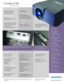 Page 2Copyright 2004 Christie Digital Systems, Inc. All rights reserved. All brand names and product names are trademarks,
registered trademarks or tradenames of their respective holders. Canadian manufacturing facility is ISO 9001:2000 certified.Printed in Canada. 1174Oct 04NA
Christie LS+58
Specifications
Performance specifications are typical. Due to 
constant research, specifications are subject to change without notice.
Control the Christie LS+58 via optional
ChristieNET™ networking over a TCP / IP...