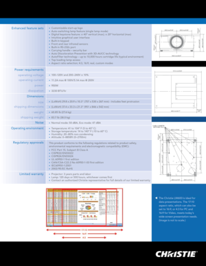 Page 3235.0 mm/9.25235.0 mm/9.25
530.0 mm/20.87
1 20.5 mm/
4.74 1
47.5 mm/5.81
245.0 mm/9.65 0.91
268.0 mm/10.55
757.0 mm/29.80
680.0 mm/26.77
276.5 mm/10.89 265.0 mm/10.43
220.0 mm/8.66
8–
M8mm DIAMETER
DEPTH MAX 10mm
5.00
127.0 mm/
600.0 mm/23.62
175.0 mm/6.89 210.0 mm/8.27 185.0 mm/7.28 30.0  mm /1.18
215.0 mm/8.46
200.0 mm/7.87 234.0 mm/9.21
3.0377.0 mm/
23.0 mm/235.0 mm/9.25 235.0 mm/9.25
530.0 mm/20.87
1 20.5 mm/
4.74 1
47.5 mm/5.81
245.0 mm/9.65 0.91
268.0 mm/10.55
757.0 mm/29.80
680.0 mm/26.77
276.5...