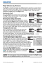 Page 2725LWU420 User Manual-Operating Guide 020-000262-01 Rev. 1 (06-2010)
Operating
Main
SubRGB1
RGB2
HDMIComponent
Scart RGB
S-Video
S-VideoRGB1000000
RGB2 000000
HDMI 0 0 0 X X X
Component000 00Scart RGB00X XXS-Video0 0X0X XVideo0 0X0XX
PbyP (Picture by Picture)
The PbyP is a function to display two different picture signals on a screen that is 
split in two areas for each signal. Some of functions can be used with the same 
operation as it for the normal mode (not in the PbyP mode). There are some...