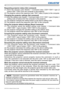 Page 108LWU420 User Manual-Technical Guide 020-000320-01 Rev. 1 (06-2010)
RS-232C Communication (continued)
Requesting projector status (Get command)
(1) Send the request code Header + Command data (‘02H’+‘00H’+ type (2 
bytes)+‘00H’ +‘00H’) from the computer to the projector.
(2) The projector returns the response code ‘1DH’+ data (2 bytes) to the computer.
Changing the projector settings (Set command)
(1) Send the setting code Header + Command data (‘01H’+‘00H’+ type (2 bytes) + 
setting code (2 bytes)) from...