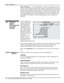 Page 60Section 3: Operation 
3-34   Christie DS+60/DW30/Matrix 3000 User’s Manual  
DETAIL THRESHOLD — Use “Detail Threshold” to define at what frequency level the 
“Detail” control will begin to magnify high frequencies, which adds details back into 
the image. Raise the threshold to ignore more of these high frequencies, and lower the 
threshold to magnify more of these frequencies. A setting of “0”, for example, means 
no noise will be ignored and all will be magnified. An ideal detail threshold is one in...