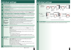 Page 556
]7V 7

cc 	c 

 
1 üü2 üü	c ü¯ ¯
 (
a
,a
a a
Individual settings
‘Signal
‘
$  Start/Reload 
To start the programme or to subsequently load additi onal laundry, and to activate/deactivate the childlock.
1.Activate the  
setting mode for  
signal volume
Set to 