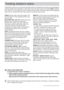 Page 1111
Treating stubborn stains
USING STAIN REMOVERS:
To avoid the risk of a fire or explosion:
(
*)  When using the solutions mentioned above, rinse the articles thoroughly before putting
them into the washing machine.
- Strictly follow the manufacturer's instructions when using common stain removers. Perspiration, blood, fruit, wine and chocolate stains are generally removed by using detergents
with biologically active ingredients. Other stains however require special treatment beforewashing.
First...
