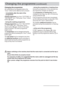 Page 1919
Before switching on the machine,check that the mains lead is connected and the tap is
open. 
Ensure that all lids are properly closed.
For purposes of safety, it is suggested that the mains cable be unplugged and the tap
closed when the programme has ended.
After a power outage, the programme resumes from the point at which it was broken
off.
Changing the programme(continued)
Changing the programme:
All modifications are possible before the
”Inicio” (Start) button has been pressed.
-  immediately...