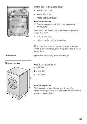 Page 49
             
    
     
       
  
i
            
             
          
         
                   
            
   
             
   
      
      
      
  
               
           
  
  
ownloadedromWashingMachineManualcomManuals 