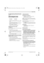 Page 17 English | 35
Bosch Power Tools 1 609 929 W04 | (11/2/10)
For quick and precise setting of often used mi-
tre angles, detents 11 are provided on the saw 
table:
– Loosen the locking knob  8 in case it is tight-
ened.
– Pull lever  9 and rotate the saw table  6 left or 
right to the requested detent.
– Release the lever again. The lever must be  felt to engage in the detent.
– Tighten the locking knob  8 again.
Adjusting Vertical Bevel Angles
 (see figure J)
The vertical bevel angle can be set in the...