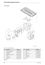 Page 626 720 644 89462
Interior components diagram and parts list 
12.2.3 Group 3 
Fig. 81 Components Diagram
15
14
1
3
4
6
7
8
2
12
9
11
13
16
17
5
6720902975.AA JF
ItemDescriptionReference
1 Main burner (Natural Gas) 8 708 120 642 
1 Main burner (LP Gas) 8 708 120 699 
2 Burner gasket 8 704 701 087 
3 Primary fan 8 707 204 071
4 Backflow temperature sensor 8 707 206 459
5 Washer 8 704 701 097 
6 Fan mount nut 2 915 011 006 
7 Secondary fan 8 707 204 074
8 Screw 8 703 403 012
Table 32
9 Gas / Air Mixer 8 705...