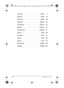 Page 221 609 929 L40 • 14.3.07
Deutsch . . . . . . . . . . . . . . . . . . . . . . .  Seite 7
English . . . . . . . . . . . . . . . . . . . . . . . .  Page 16
Français . . . . . . . . . . . . . . . . . . . . . . .  Page 25
Español  . . . . . . . . . . . . . . . . . . . . .   Página 34
Português  . . . . . . . . . . . . . . . . . . .   Página 43
Italiano . . . . . . . . . . . . . . . . . . . . . .   Pagina 51
Nederlands  . . . . . . . . . . . . . . . . . .   Pagina 61
Dansk . . . . . . . . . . . . . . . . . . ....