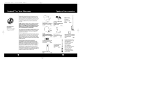 Page 14Optional Accessories Limited Two Year Warranty2322COBRA ELECTRONICS CORPORATIONwarrants that its
COBRA CB Radios,and the component parts thereof,will
be free of defects in workmanship and materials for period
of two (2) years from the date of first consumer purchase.
This warranty may be enforced by the first consumer 
purchaser,provided that the product is utilized within 
the U.S.A.
COBRA will,without charge, repair or replace, at its option,
defective CB radios,products or component parts upon...