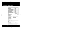Page 15Accessory Order Form24Tax Table
Illinois residents add 7%
Cook Co. residents add .75% (7.75% total)
Chicago residents add 1% (8.75% total)
Indiana residents add 5%
Michigan residents add 4 % 
Minnesota residents add 6%
Ohio residents add 6%
Wisconsin residents add 5%
For credit card orders fill out order
form and fax to:1.773.622.2269
or call 1.773.889.3087
(Press 1 from the main menu)
8:00 am - 8:00 pm,M-F,CST.Ma ke check or money order (no stamps)
payable to:
Cobra Accessories Dept.
6500 West Co rtland...