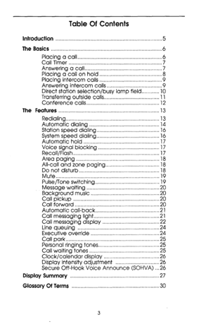 Page 3Table Of Contents  