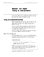 Page 196QuickStart Application ManualBefore You Begin Filling In the Screens77
Before You Begin
Filling 
In the Screens
Now that you have filled in all of your worksheets, you are ready to actually fill
in the system screens with the configuration you have chosen. Before you begin
filling in screens, take a minute to read through this section.
Using the Completed Worksheets
It’s easy to use your completed worksheets to configure the system, because the
worksheets correspond to the voice mail system screens. The...