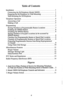 Page 3Table of Contents 
Installation 
.............................................. . 
Connecting the HoTelephone (Model 3809X) ................ 1 
Preparing the HoTelephone for Wall Mounting 
................ 1 
Wall Mounting the HoTelephone .......................... .2 
L 
Telephone Operation ...................................... .5 
AnsweringaCall .................................... 
MakingaCall .......................................... . 
Programming ............................................ ....