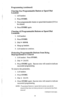 Page 14Programming (continued) 
Clearing One Programmable Button or Speed Dial 
Location 
1. Lift handset. 
2. Press STORE. 
3. Press programmable button or speed dial location (O-9) to 
be cleared. 
4. Press STORE again. 
Clearing 
All Programmable Buttons or Speed Dial 
Locations 
1. Lift handset. 
2. Press STORE. 
3. 
Dial% 0000. 
4. Hang up handset. 
5. Lift handset to continue. 
Protecting Programmable Buttons from Being 
Reprogrammed or Cleared 
1. Lift handset. Press 
STORE. 
2. 
Dial +I+ 263 5. 
3....