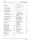 Page 417Caller ID...............A-15–16
Caller ID Parameter
Switches, Setting............2-74
Caller ID Service Support.......3-165
Assigning A “SAVE” Button
(optional programming) . . . . . . . . . 3-170
Assigning Caller ID Lines
(required programming) . . . . . . . . . 3-168
Assigning Caller ID Stations
(required programming) . . . . . . . . . 3-168
Configuration Chart . . . . . . . . . . . . 4-2
Configuring RS232 Data Port B
(required programming) . . . . . . . . . 3-169
Setting The Audible First Ring...