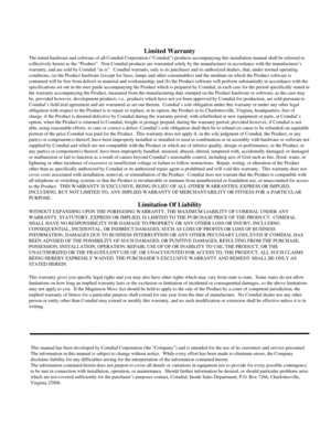 Page 418This manual has been developed by Comdial Corporation (the “Company”) and is intended for the use of its customers and service personnel.
The information in this manual is subject to change without notice. While every effort has been made to eliminate errors, the Company
disclaims liability for any difficulties arising for the interpretation of the information contained herein.
The information contained herein does not purport to cover all details or variations in equipment nor to provide for every...