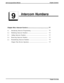 Page 202Intercom NumbersChapter Nine: Intercom
Numbers. ..‘...................................................,..9-1
9.1Introducing Intercom Programming.....................................................9-l
9.2Modifying Intercom Numbers..............................................................9-2
9.3Adding Intercom Numbers...................................................................
9-3
9.4Removing Intercom Numbers.............................................................
9-3
9.5Renumbering...