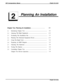 Page 34DXP Correspondence ManualChapter Con tentsPlanning An InstallationChapter Two: Planning An Installation
. . . . . . . . . . . . . . . . . . . . . . . . . . . . . . . . . . . . . . . . . . . . . . . . .2-1
2.1
2.2
2.3
2.4
2.5
2.6
2.7
2.8
2.9Introducing Chapter Two.....................................................................2-l
OrderingTheRight Equipment............................................................2-2
Evaluating The Installation...