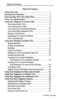 Page 3Table Of Con tents 
Table Of Contents 
Using This Guide .................................. 1 
Knowing Your Telephone ............................ 2 
Understanding What The Lights Mean ................ 4 
Using Your Speakerphone ........................... 6 
Using Your Telephone To Answer Calls ................ 8 
Answering Outside Calls .......................... 8 
Answering Intercom Calls ......................... 8 
Answering Calls At Monitored Stations ............. 10 
Answering Night Transferred...