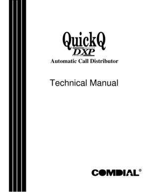 Page 363Automatic Call Distributor
Technical Manual
R
QuickQ
DXP 