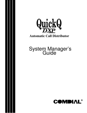 Page 424Automatic Call Distributor
System Manager’sGuide
R
QuickQ
DXP 