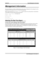 Page 470Management Information
The System Manager can obtain a detailed printout of the system configuration for the manager level, the
technician level, the supervisor level, or for each individual group.
When someone selects theManagement Info.menu bar option, the system presents a menu that has
several options. The menu offers the following options:
·Real Time-Setup(For Supervisor)
·Real Time
·Historical
·Current
·Configuration
Selecting The Real Time Report
Viewing The System Manager Real Time Report
The...