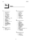 Page 81IMI66-094Index
A.c.
30Abandoned Hold Release35ACQSS Deny, Line Intercom19Account Co&s38Alarm Receive. System10Alarm Reporting, System38All Call AndZone Paging40Allow Table, Build/Modify18Answer Tii LimiL Set18Area Code Assignments31AssigaNatuz,ToALine33Assign Name, To A Station9Assign Pila Number38Assign Second DSS Console To A Station34Assign Station To A Station34Assign Station To A Department
31Assignment, Line
10Attendant, Tan&m36ATI. Disthtive Ringing38ATIThruDialing37Automatic Busy / RNA Call...