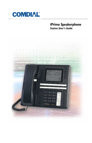 Page 1iPrimo Speakerphone  
Station User’s Guide 