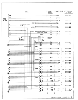 Page 20%&Y PRECED- 
ING PAGE 
1 LINE CONNECTOR EX;;;~;I 
CORD 
o-w o-w 
I >2 AI )- o-w 
O-Y O-Y 
) 17 02 >---- O-Y 
Y-O 
I Y-O 
I 
) 42 BZI >- Y-O 
1 
I 
3 G-R 
) 31 >- R-EL 
BR-Bit 
S2 (SEE NOTE 5) 3 
I 
I > 34 )- R-WI 
0 
C@J- 
3 EL-BK 
> 37 >- SK-0 
G 
3 s-w 
? 40 >- SK-S 
R 
I 
I 
3 * INDICATES OPTION W-G 
) 26 LO >- W-G 
S-Y INSTALLED AT FACTORY 
S-Y 
>20 R >- S-Y 
Y-S SHUNTS Y-S 
)45 B )- Y-S 
IS SO 
44 BL 
16 HL 
43 HLG 
26 T 
27 A 
3L 
4R 
. 
L 
q b 
I (ORANGE1 1 la L W-BR . 
)29 T 
. 
+ 1a.1 IA w-s 
r(...