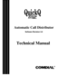 Page 1Technical Manual
Automatic Call Distributor
Software Revision 3.0
R
QuickQ
DXP 