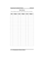 Page 30Station Names
Record telephone names here. Copy this sheet for more record space.
Ext Name Ext Name Ext Name
Programming The Attendant Features GCA70–245
2–10 LCD Speakerphone Reference Manual 