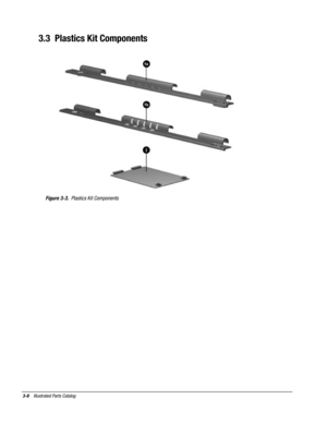 Page 623-8    Illustrated Parts Catalog
3.3  Plastics Kit Components
Figure 3-3.  Plastics Kit Components 