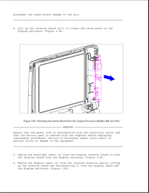 Page 135placement can cause severe damage to the unit.
>>>>>>>>>>>>>>>>>>>>>>>>>>>>>>>>>>>>>>