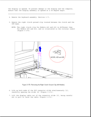 Page 228the display is opened. To prevent damage to the display and the computer,
ensure that the display assembly is opened at a 90-degree angle.
>>>>>>>>>>>>>>>>>>>>>>>>>>>>>>>>>>>>>