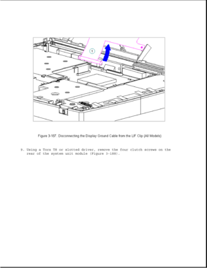 Page 2459. Using a Torx T8 or slotted driver, remove the four clutch screws on the
rear of the system unit module (Figure 3-188). 