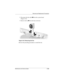 Page 161Removal and Replacement Procedures
Maintenance and Service Guide5–55
2. Disconnect the fan cable 1 from the system board 
(Figure 5-42).
3. Remove the fan 
2 from the base enclosure.
Figure 5-42. Removing the Fan
Reverse the preceding procedures to install the fan. 