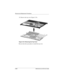 Page 1495–30Maintenance and Service Guide
Removal and Replacement Procedures
10. Remove the top cover (Figure 5-24).
Figure 5-24. Removing the Top Cover
Reverse the above procedure to install the top cover.
268135-003.book  Page 30  Thursday, January 30, 2003  9:12 AM 