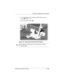 Page 162Removal and Replacement Procedures
Maintenance and Service Guide5–43
2. Use a flat-bladed tool to release the RTC battery from its 
socket 1 (Figure 5-31).
3. Remove the RTC battery 2.
Figure 5-31. Removing the Disk Cell RTC Battery
✎When replacing an RTC battery, insert the battery with the 
“+” sign facing up.
268135-003.book  Page 43  Thursday, January 30, 2003  9:12 AM 