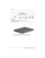 Page 203C–6Maintenance and Service Guide
Screw Listing
Figure C-5. Phillips M2.0 × 10.0 Screw Locations
Ta b l e  C - 3
Phillips M2.0 × 10.0 Screw
Color Qty. Length ThreadHead 
Width
Black 4 10.0 mm 2.0 mm 4.0 mm
Where used:
Two screws that secure the LED cover to the computer
(documented in Section 5.8)
268135-003.book  Page 6  Thursday, January 30, 2003  9:12 AM 