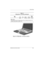 Page 204Screw Listing
Maintenance and Service GuideC–7
Figure C-6. Phillips M2.0 × 10.0 Screw Locations
Ta b l e  C - 3
Phillips M2.0 × 10.0 Screw (Continued)
Color Qty. Length ThreadHead 
Width
Black 4 10.0 mm 2.0 mm 4.0 mm
Where used:
Two screws that secure the display hinge covers and display assembly to the 
computer (documented in Section 5.10)
268135-003.book  Page 7  Thursday, January 30, 2003  9:12 AM 