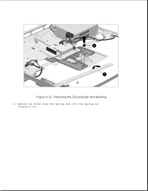 Page 2176. Remove the screw from the spring and lift the spring out
(Figure 6-33). 