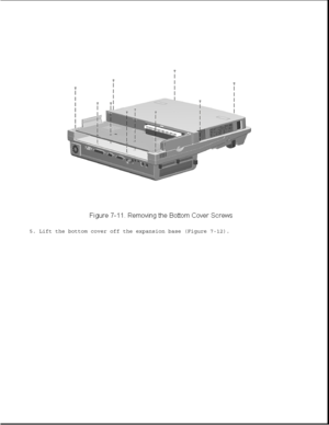 Page 2355. Lift the bottom cover off the expansion base (Figure 7-12). 