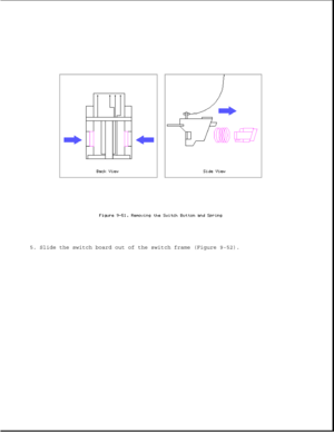 Page 2975. Slide the switch board out of the switch frame (Figure 9-52). 