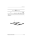 Page 134Screw Listing
Maintenance and Service GuideC–5
Ta b l e C - 1
M2.5 × 7.0 Screw(Continued)
Color Qty Length ThreadHead
Width
Pewter 14 7.0 mm M2.5 4.0 mm
Where used: 1 screw securing the heat sink to the system board (documented
in Section 5.14) 